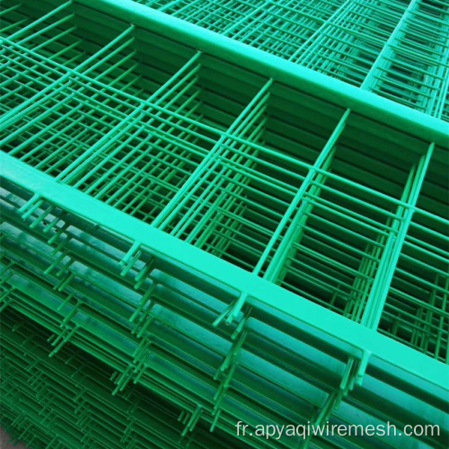 Green PVC Galvanisé Ferme de maille de fer en fer soudé